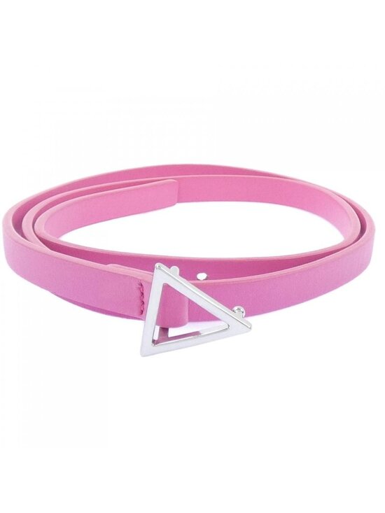 BOTTEGA VENETA Womens Pink INTRECCIATO Leather No Buckle Belt OS Italy NEW BOTTEGA VENETA Womens Pink INTRECCIATO Leather No Buckle  main image 3